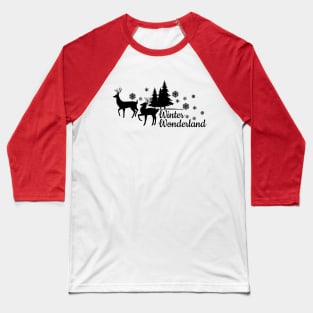 Christmas winter wonderland Baseball T-Shirt